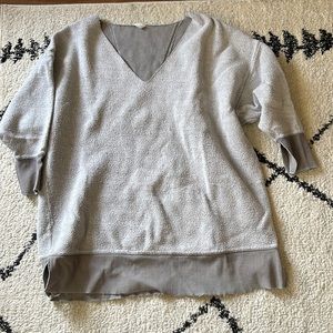 Free People reverse fit oversized sweatshirt size XS